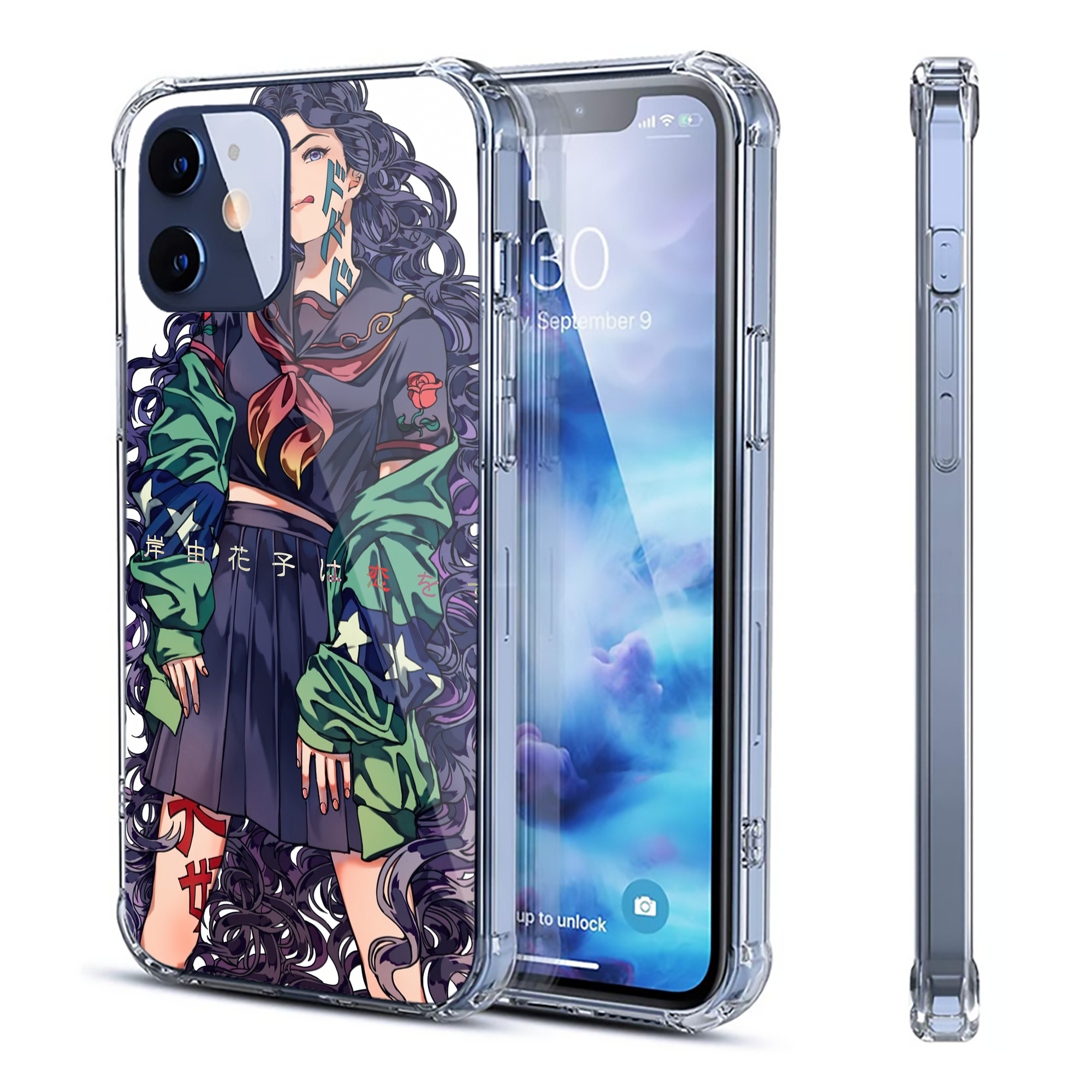 （画像用） ジョジョの奇妙な冒険 JoJo's Bizarre Adventure 【iPhone 12シリーズ対応】透明スマホケース（クリアソフトケース）